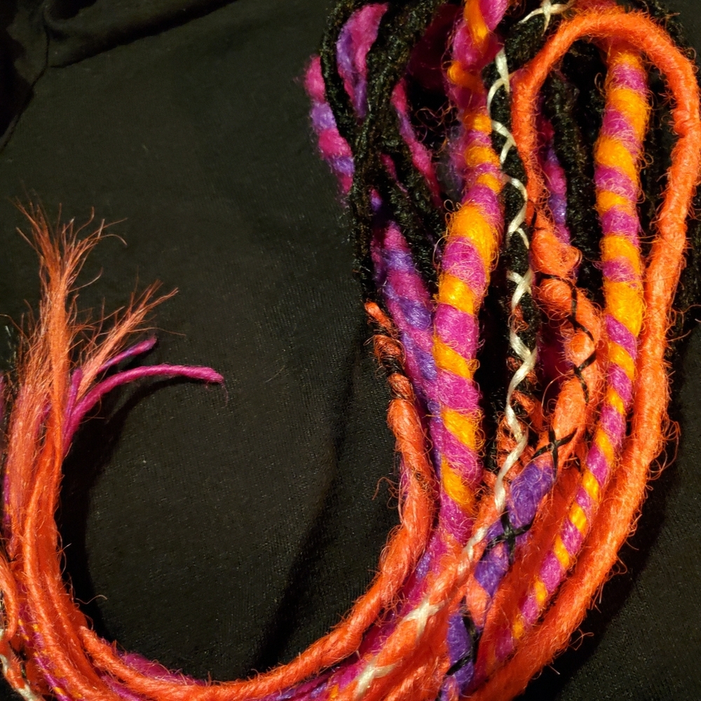 ☆SOLD☆Set of 9 Handmade DE Synthetic Dreadlocks